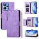 thumbnail image 1 of Funda tipo libro para Realme 10 5G con bolsillo con cremallera, cierre magnético, 7 ranuras para tarjetas y correa para la muñeca., 1 of 6
