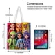 thumbnail image 5 of Rainbow High Dolls Bolso de tela con estampado de lienzo para mujer, bolsa de compras reutilizable y estética, con cremallera interior, regalo para mujer,38*45cm., 5 of 6