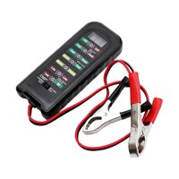 Magideal - Probador De Batería De Automóvil/Probador De Carga De Batería Automotriz/Probador De Alternador Digital/12V 24V/Analizador De Batería De Automóvil Pro