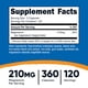 thumbnail image 3 of Fórmula de Apoyo Diario glicinato Nutricost 360, 3 of 4