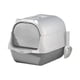 thumbnail image 1 of Caja De Arena Para Gatos Con Capucha Bandeja De Arena Espacio Grande Inodoro Para Gatos Cerrado Y Cubierto Gris, 1 of 4