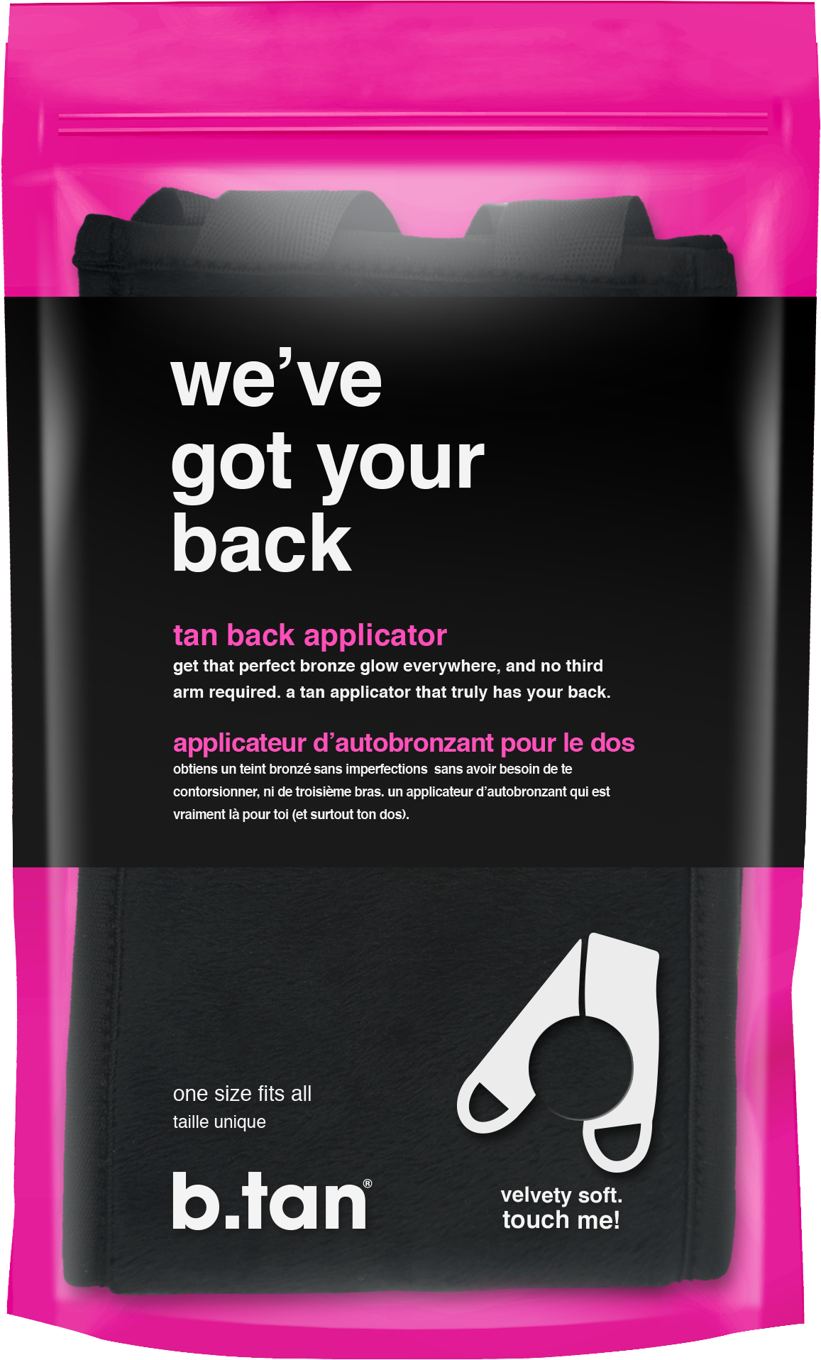 B.Tan Guante De Bronceado Para Espalda We'Ve Got Your Back