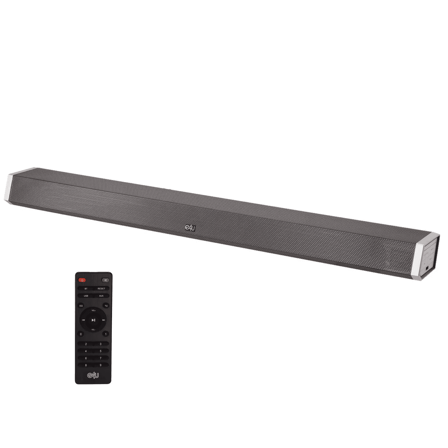 E4u - Barra De Sonido 60w Rms Usb, Aux, Bt