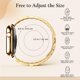 thumbnail image 5 of Correa de Metal Compatible con Apple Watch TiMOVO 46mm Dorada, 5 of 7