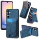 thumbnail image 1 of Funda Billetera con Soporte para Samsung Galaxy A25 Protector Delgado Azul, 1 of 6