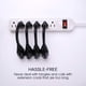 thumbnail image 3 of Cable de extensión de alimentación Miady 16AWG 13A 20 cm, paquete de 4, negro, 3 of 7