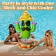 thumbnail image 2 of Enfriador Inflable de Cactus JOYIN de 43" con Sombrero para Fiesta, Suministros para Fiesta de Cinco de Mayo, Enfriador Inflable para Fiesta, Decoración para Fiesta en la Piscina, 2 of 8