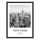thumbnail image 1 of Cuadro póster Nueva York blanco y negro 30x42 cm, 1 of 3