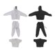 thumbnail image 1 of Conjunto De 2 Sudaderas A Escala 1:12 Para Hombre Para Figuras De Acción BBI HT, 1 of 5