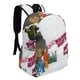 thumbnail image 2 of McCabe y la Señora Miller-theme Backpack, Campus style schoolbag Bookbag with Adjustable Shoulder Straps And Large Zip Compartment, Unisex Travel Bags.42x30x15cm, 2 of 6