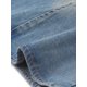 thumbnail image 5 of INSPIRE CHIC Chaquetas de Mezclilla para Mujer Cuello Alto Mangas Largas Chaquetas de Jean Cortas Azul Vintage M, 5 of 6
