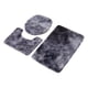 thumbnail image 3 of Juego De 3 Alfombrillas De Baño Con Tapa De Inodoro, Alfombra Grande Absorbente Para Bañera, Gris, 3 of 3