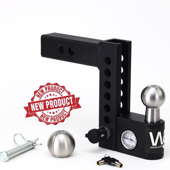 Receptor Aero Hitch 6 Drop 2 de 12.500 libras, seguro para remolque