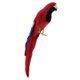 thumbnail image 2 of simulación con plumas artificiales loro pájaro animal modelo decoración del hogar a, 2 of 5