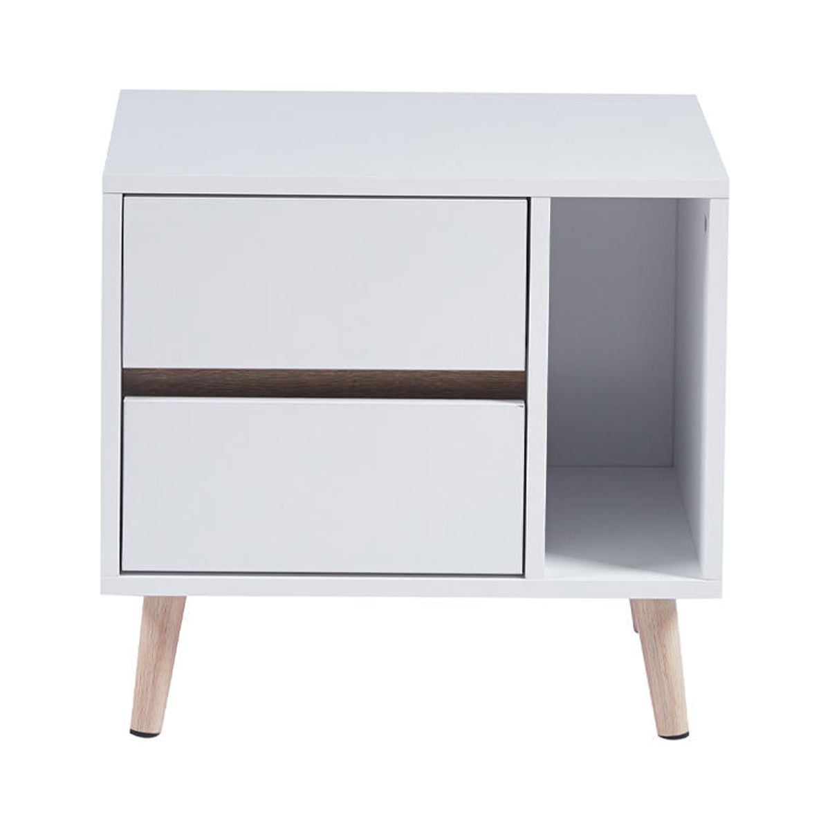Klik Muebles - Velador Nordic Elegance Blanco