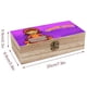 thumbnail image 2 of Chica Palabra Caja Organizadora de Madera Rústica - Caja Decorativa Multifuncional para Escritorio, Hogar, Oficina, Joyas y Manualidades, 2 of 6