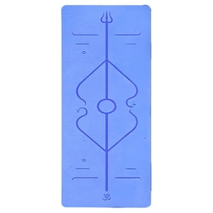 Mat De Yoga 8Mm Ecologico Biodegradable Yep Sport Azul