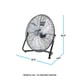 thumbnail image 5 of Ventilador de suelo Comfort Zone de alta velocidad, 50 cm, 3 velocidades, 5 of 7