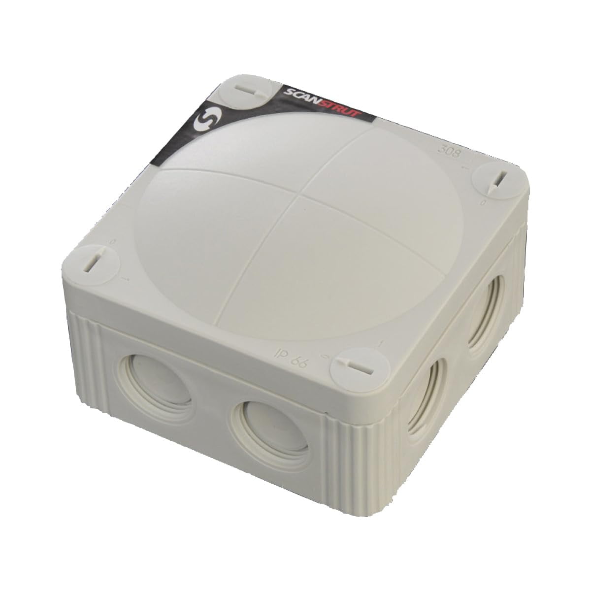 Lindemann - Caja De Conexiones Eléctricas Impermeable Scanstrut Sb-8-10 De 10 Vías