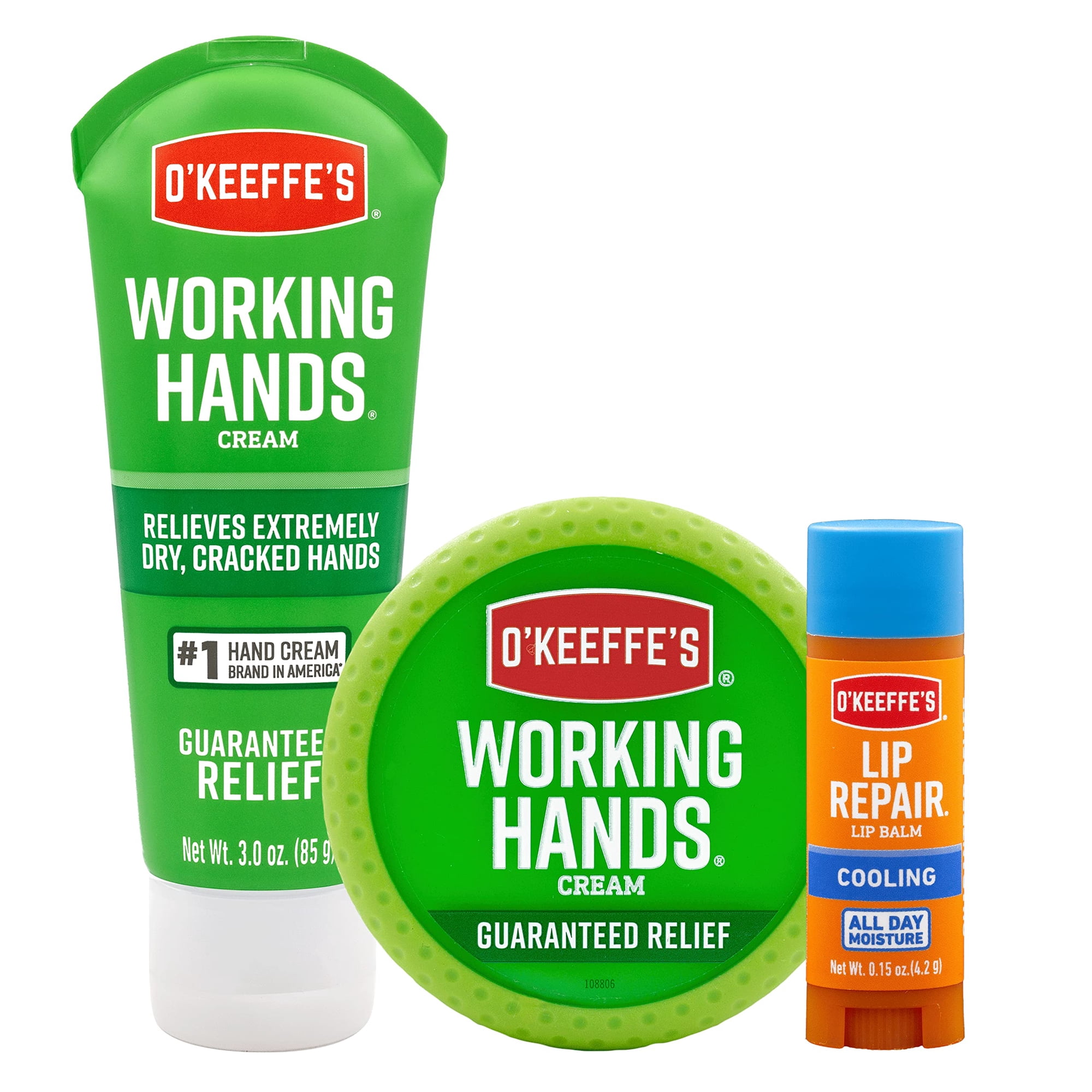 Set De Cuidado Para Manos Y Labios O'keeffe's Working Hands