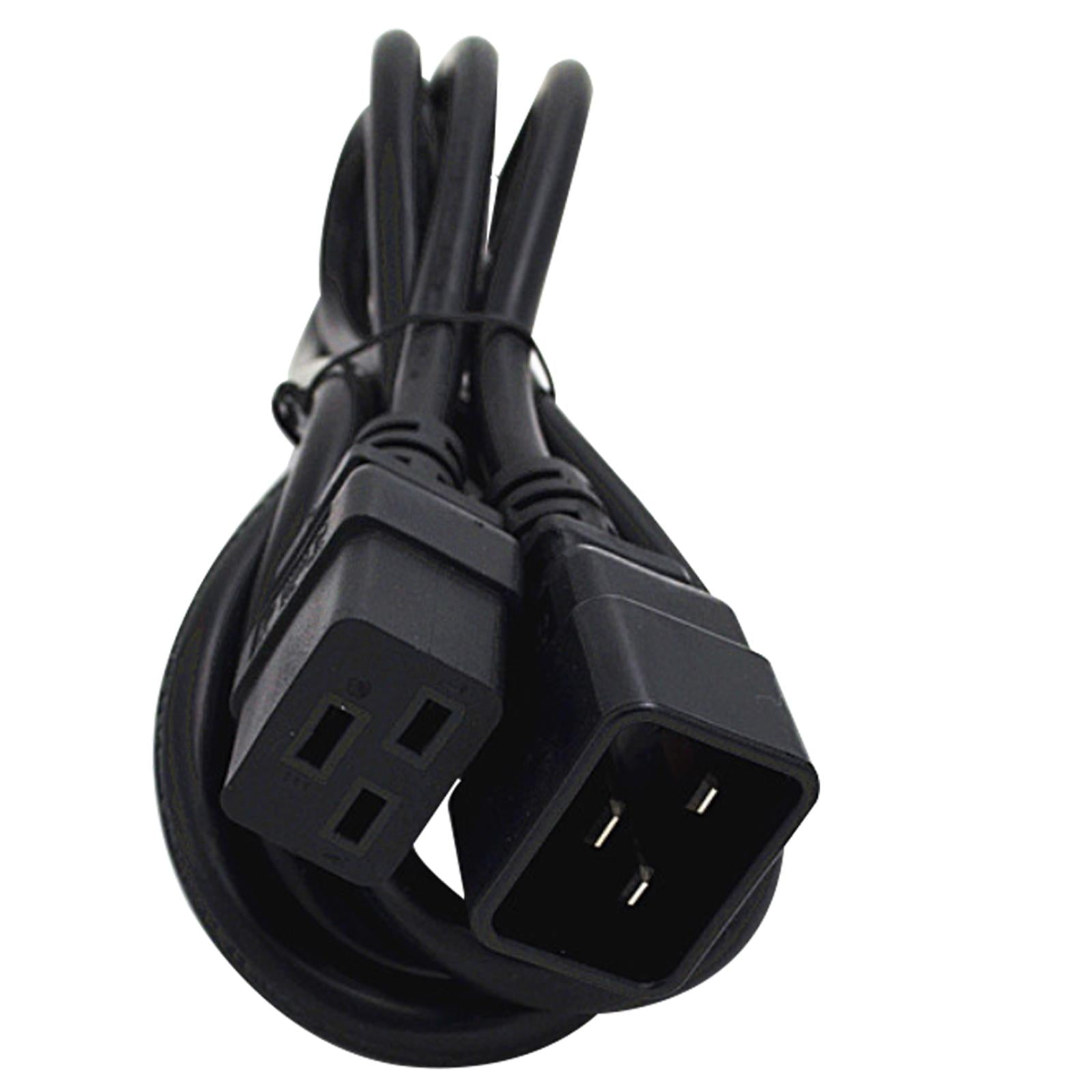 Magideal - Cable Adaptador De Fuente De Alimentación Iec320-c20 A Iec320-c19, Cable De Tv , Potencia Nominal De Computadora, Conector De Conversión