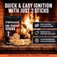 thumbnail image 2 of Bastones Fatwood Fire Starter Sticks, bolsa de 2 libras, 100% natural, piel de Billy Buckskin, 2 of 8