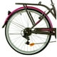 thumbnail image 5 of Bicicleta City Dama Aro 26 Gris Con Fucsia, 5 of 5