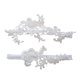 thumbnail image 4 of 2x Conjunto De Ligas De Boda, Ligas De Novia Para Fiestas, Damas De Honor, Bodas, Blanco, 4 of 5