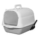 thumbnail image 5 of Caja De Arena Para Gatos Con Capucha Inodoro Para Gatos Cerrado Y Cubierto Caja De Arena Duradera Para Mascotas De Mano Gris, 5 of 5