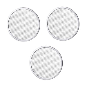 Bothyi - Bandeja De Malla Para Pizza De 3 Piezas, Sin Costuras, Para Barbacoas, Restaurantes Y Hogares.