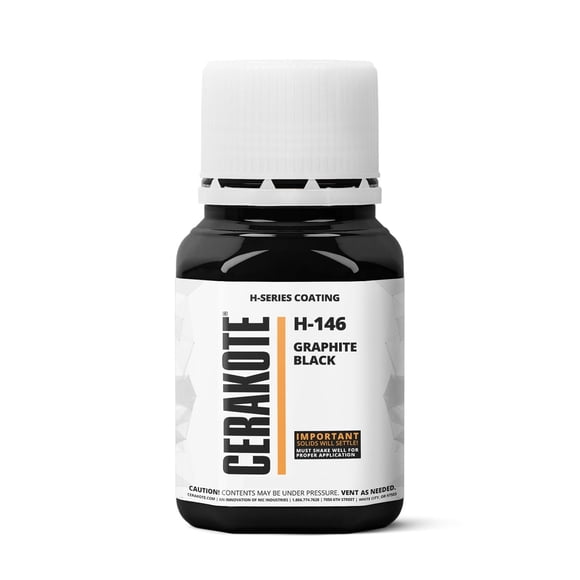 Recubrimiento cerámico Cerakote H-Series H-146 Graphite Black 118 ml