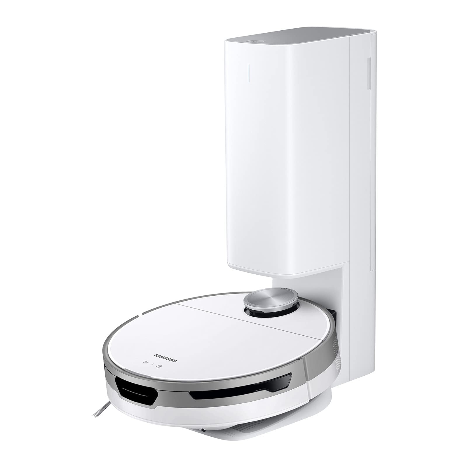 Robot Aspirador Samsung Jet Bot+ Con Clean Station, Color Blanco