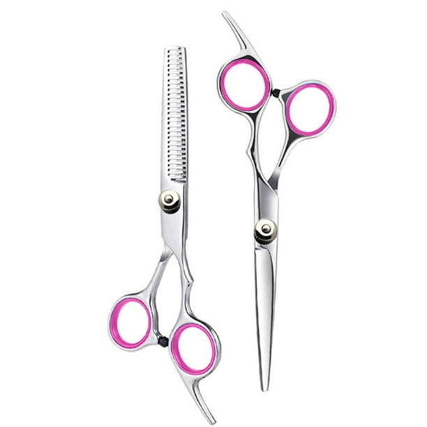 Tijeras para cortar el cabello - Tijeras de corte de cabello - Atractivas tijeras para cabello con hoja de afeitar de 6.0 pulgadas - Tijeras para cabello para mujeres y hombres