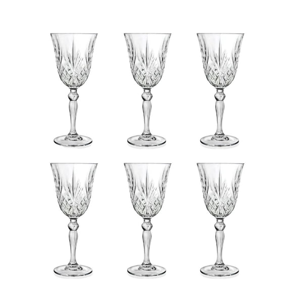 Rcr Set 6 Copas Blanco Melodia