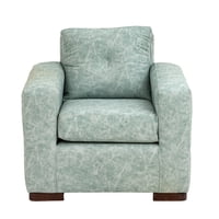 Muebles América - Sofá Franco 1 Cuerpo Cuero Auris Verde Agua