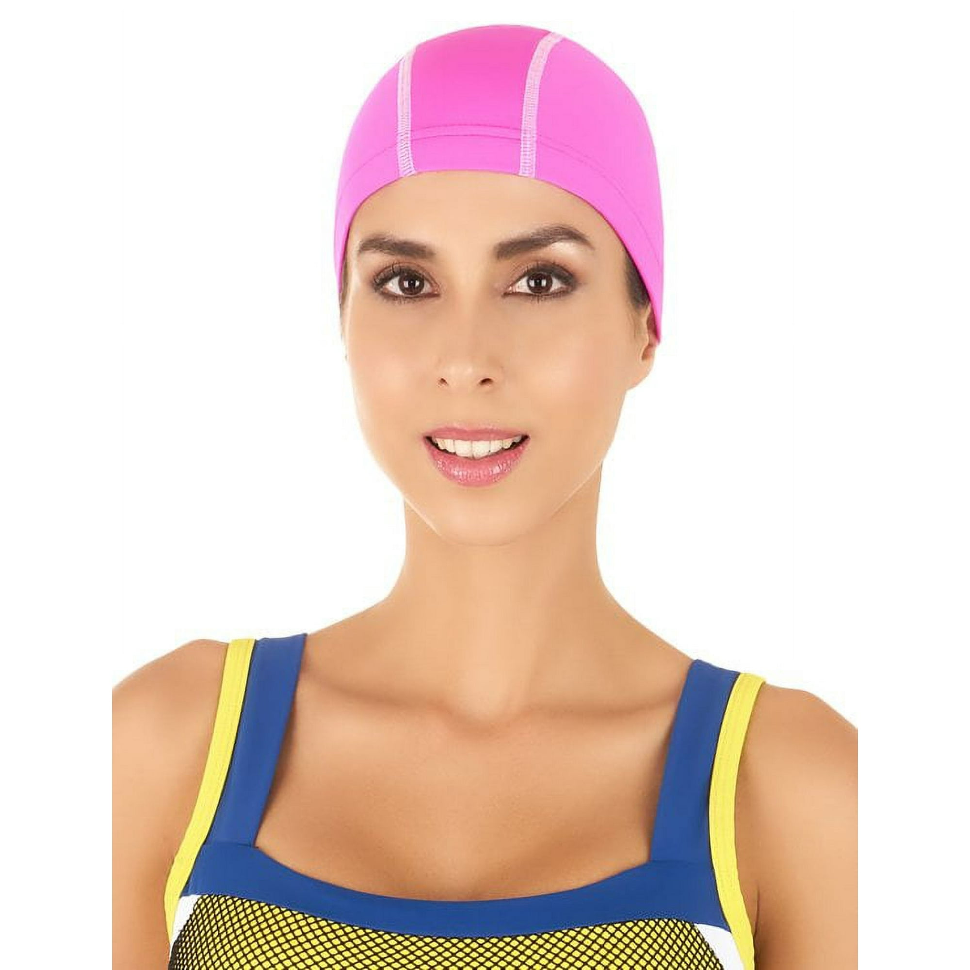 Samia - Gorro Deportivo De Lycra Para Natación Fucsia L