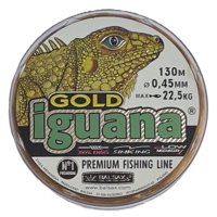 Balsax - Nylon Iguana Gold 0,45Mm 130Mtros 22,5Kg Jandar Gold Sinking