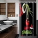 thumbnail image 3 of 1pc Premium Quality Christmas Fabric Shower Curtain Set - Fun and Festive Red and Green Design for Bathroom Decoration and Door Curtain - Heavy Duty and Durable, 3 of 4