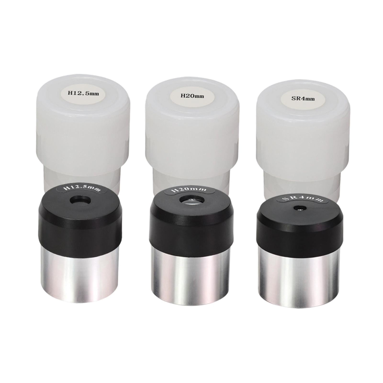 Magideal - Juego De 3 Lentes Oculares Para Telescopio De 1,25 Pulgadas, Accesorio Para Telescopio, Ocular Planetario Para Observación Astronómica De Planetas