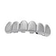 thumbnail image 2 of Parrillas Hip Hop Superior Inferior 6 Dientes Gorras Halloween Cosplay Plata Top, 2 of 3