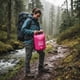 thumbnail image 3 of Bolsa Seca Contra Agua Impermeable Flotante Outdoor Camping Kayak 5L Rosada, 3 of 4