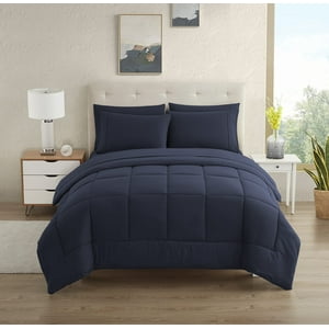 Juego De Ropa De Cama Sweet Home Collection Dorm Room Twin Xl Azul Marino