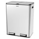 thumbnail image 1 of Cubo de Reciclaje Tzumi Doble Compartimento Acero Inoxidable 16 Galones, 1 of 9