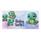 thumbnail image 1 of Bebé Tortuga Fondo Temático Pancarta Suministros de Decoración para Fiesta de Cumpleaños, Decoración de Fondo de Fiesta Personalizado,150x90cm, 1 of 6