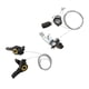 thumbnail image 1 of 2 Pares 3x5/6/7 Speed MTB Bike Thumb Gear Shifter Top Mount Shifters Plateado, 1 of 6