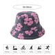 thumbnail image 4 of Sombrero de pescador de piel sintética con margaritas y flores de oveja para mujer, cálido y peludo para invierno, 4 of 5