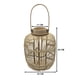 thumbnail image 5 of Candelabro De Bambu Natural Nordico Porta Vela Farol 40 CM, 5 of 8