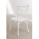 thumbnail image 4 of Pack 4 Sillas Crossback Blancas Apilable, 4 of 5