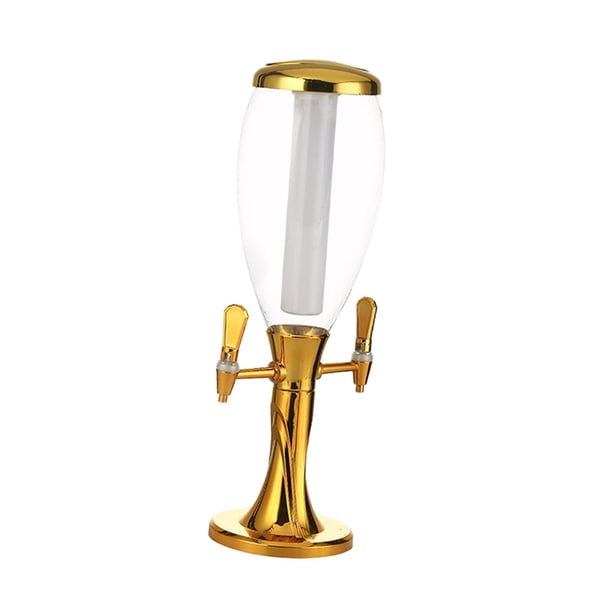 Torre de Cerveza, Dispensador de Bebidas, Vertedor de Cerveza, Dispensador de Cerveza de Mesa, con Grifo, Dispensador de Jugo de Bebidas, para Día de Oro