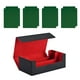 thumbnail image 5 of Caja De Baraja De Cartas Coleccionables, Juguete De Tarjeta De Recolección Fuerte, Estuche Para Tarjetas Deportivas De Cuero PU, Negro, Rojo Con Verde, 5 of 5